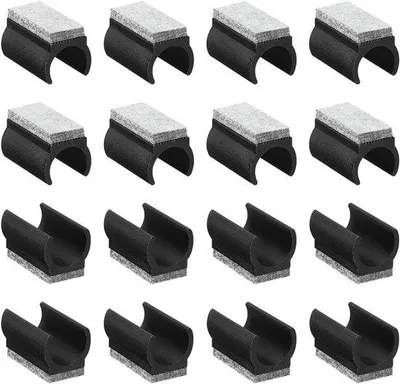 Produktbild von Famanu Stuhlgleiter selbstklebend - 16 Stück - 21-22 mm - für Holzfußböden und Lärmminderung