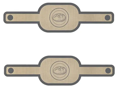 Produktbild von Silikon-Backformen-Set, 2 Stück, antihaftbeschichtet und wiederverwendbar