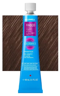 Produktbild von Goldwell Colorance Cover Plus, Dunkelblond, 6N@GB, Dark Blonde Elumenated Gold Brown, Unisex, 60 ml, Alle Haare