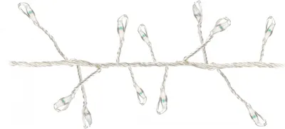 Immagine prodotto di Catena luminosa a grappolo di LED in filo d'argento, bianco caldo, 240 LED, 230V~, IP44, 7,4 m