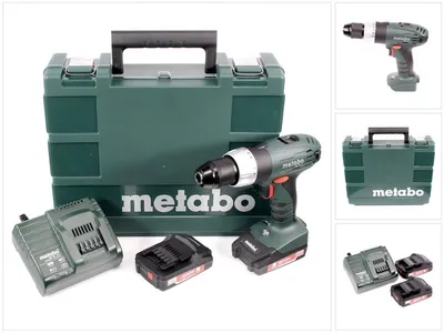 Obrázok produktu pre Metabo SB 18 L, Pištoľová vŕtačka, Rýchloupínanie, Čierna, Zelená, Strieborná, 1,3 cm, 450 ot/min, 2 cm
