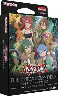 Produktbild von Yu-Gi-Oh! The Chronicles Deck (Spirit Charmers - All-Foil Edition) Deutsch
