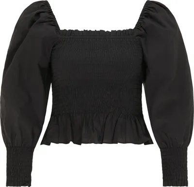 Produktbild von VANJA damen bluse - schwarz VANJA damen bluse - schwarz, S