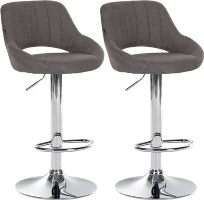 Immagine prodotto di set di 2 sgabelli da bar - Sgabelli da bar moderni - Seduta e schienale confortevoli