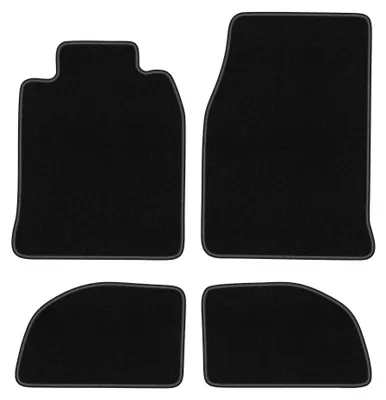 Produktbild von Velours-Fußmatten für Porsche 944 1976-1988 (Coupé) – 4-tlg, Schwarz, passgenau – Wielganizator BASIC