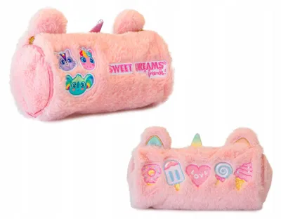 Zdjęcie produktu dla Piórnik szkolny pluszowy jednorożec dla dziewczynki Sweet Dreams saszetka / KL11688