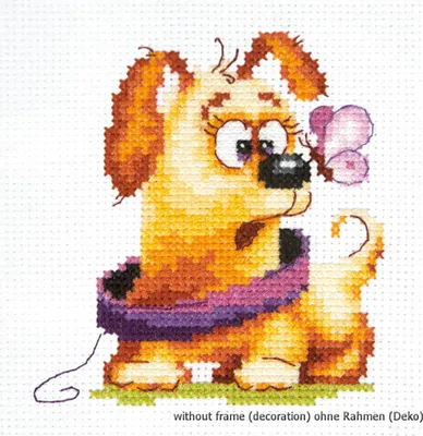 Produktbild von Magic Needle Who are You Kreuzstich-Set, 9 x 10 cm