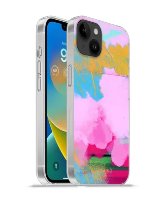 Produktbild von MuchoWow® Handyhülle Schutzhülle Hülle für Apple iPhone 14 Plus - Soft case Farbe - Regenbogen - Abstrakt Silikon Softcase Handy Hülle - Abbildung