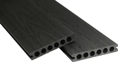 Obrázek produktu pro WPC Terasová prkna tmavě šedá 2200x138x23 mm, Koextruze