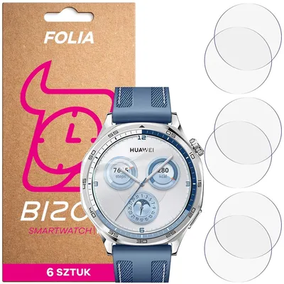 Produktbild von 6x Schutzfolie für den Bildschirm für Huawei Watch GT 5 46 mm, Bizon Watch HydroFlex