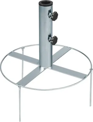 Produktbild von Sonnenschirmständer SOLUNA für Mastdurchmesser Rasendorn 35/38/48mm 1,5 kg, Metall, rund