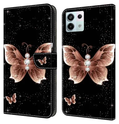 Produktbild von Für Xiaomi Redmi Note 13 Pro / Poco X6 Kunst-Leder Book Handy Tasche Motiv 12 Hülle Etuis Schutz
