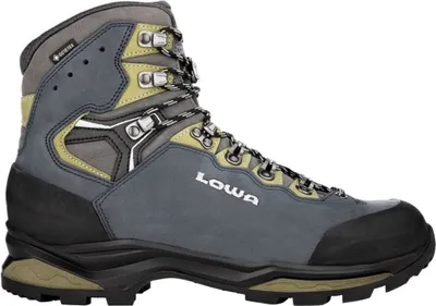 A single hiking boot is shown against a white background.