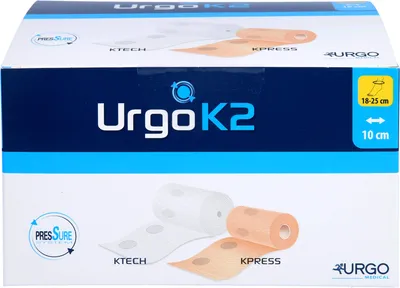 Produktbild von UrgoK2 Kompr.Syst.Knoechelumf.18-25cm 10cm breit, 1 St BIN