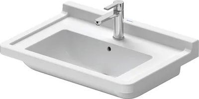 Image de Duravit Meuble lavabo Starck 3 70cm, 1 trou pour robinet, 0304700000