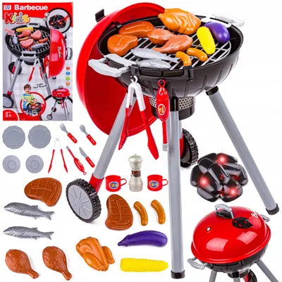 Obrázek produktu pro Nožní gril s víkem, roštem + příslušenství