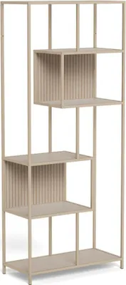 Obrázek produktu pro Knihovna Seaford s 5 policemi, šedá.