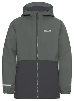Zdjęcie produktu dla Kurtka Jack Wolfskin dla chłopców, model "New Snowy Days", kolor: zielony (odcień szaro-zielony), rozmiar: 92 EU