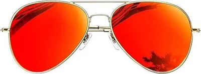 Produktbild von Famanu Sonnenbrille Klassisch, Gepolarisierte Brille mit UV400-Schutz - Orange