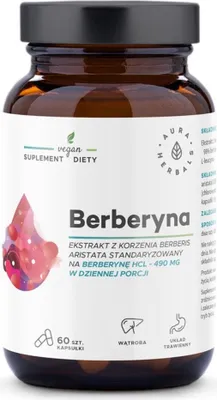 Obrázek produktu pro Aura Herbals Berberyna 500 mg (60 tobolek) BI8742