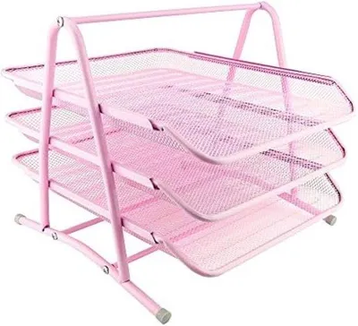 Produktbild von Famanu Büro Organizer Dokumentenablage - 3 Schubladen - Rosa