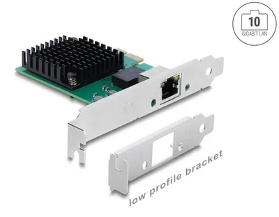 Productafbeelding van Delock PCI Express x1 netwerkkaart, 10 Gigabit LAN, 1 x RJ45, RTL8127