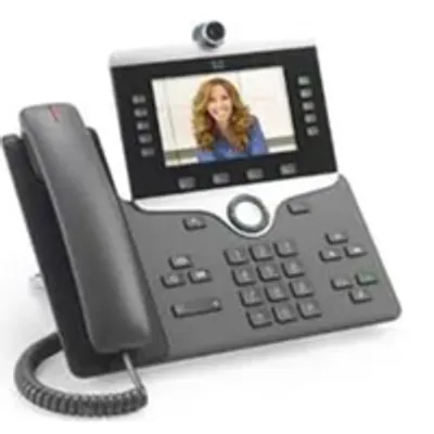 Produktbild von Cisco CP-8865NR-K9= - IP-Telefon - Holzkohle - Kabelgebundenes Mobilteil - ABS - Tisch/Wand - Digital