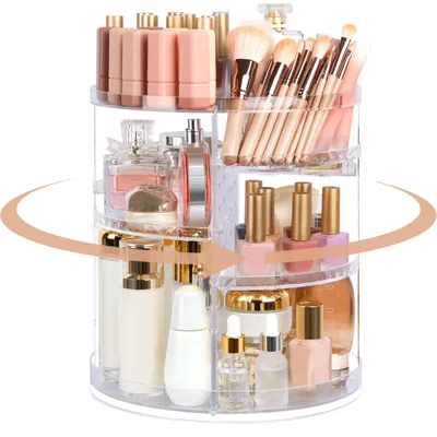 Obrázek produktu pro Organizér na make-up, otočný o 360°, s 5 úrovněmi