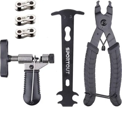 Produktbild von Famanu Fahrradreparaturset 3-in-1 - Fahrradkettentang, Kettenschneider, Kettenmessgerät