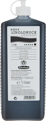 Produktbild von Schmincke 1 Liter Linol Elfenbeinschwarz Linol 19 735 029