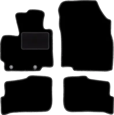Produktbild von Schwarze Veloursmatten für: Mitsubishi Space Star II Fließheck (2013-)