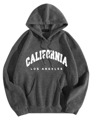 Imagen del producto de Sudadera con capucha y estampado gráfico