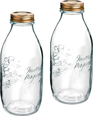 Produktbild von 2 Glas Flaschen Quattro Stagionie 1L