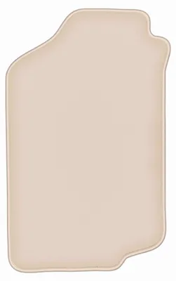 Produktbild von DURBAN Beige Velours-Fahrerfußmatte für Volkswagen Golf II Schrägheck (1983-1992)