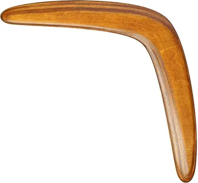 Imagen del producto de Silecomplaza BUMERANG Hellbraun: Juguete deportivo de madera, diseño clásico, 48 cm de alto. Un regalo único, fabricado a mano de forma sostenible. Adecuado tanto para diestros como para zurdos