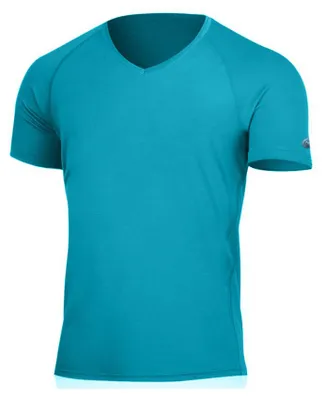 Obrázek produktu pro Lasting pánské merino triko do V VIDO modré
