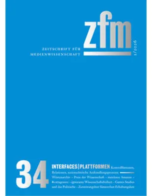 Image de Zeitschrift für Medienwissenschaft 34