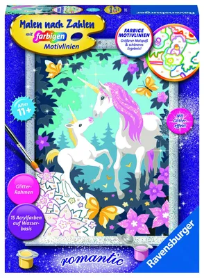 Immagine prodotto di Ravensburger 28516 Ravensburger Malen-nach-Zahlen Einhornmagie