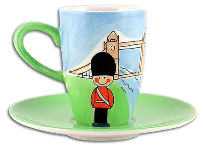 Produktbild von Mila Keramik Espresso-Tasse mit Untere, London