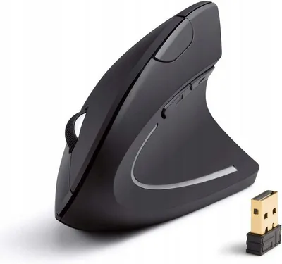 Produktbild von Mysz Bezprzewodowa Ergonomiczna Wertykalna Laserowa Pionowa