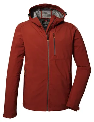 Produktbild von Killtec Softshelljacke Herren Wasserabweisend mit Kapuze leicht, Größe:XL, Farbe:Rost