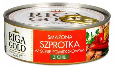 Zdjęcie produktu dla Smażona szprotka w sosie pomidorowym z Chili 240g Petropat