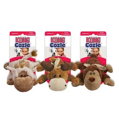 Produktbild von KONG Cozie, Hund, Plüschspielzeug, Beige, Braun, Abholen