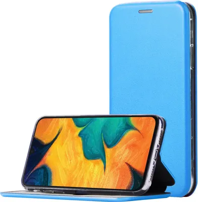 Produktbild von Handy Schutz Hülle für Samsung Galaxy A30 Handytasche mit Magnetdeckel Kartenfach und Standfunktion Klapphülle Türkis