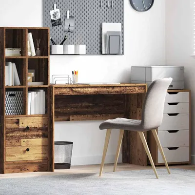 Zdjęcie produktu dla Maison Exclusive – biurko ze starego drewna 100 x 40 x 76 cm