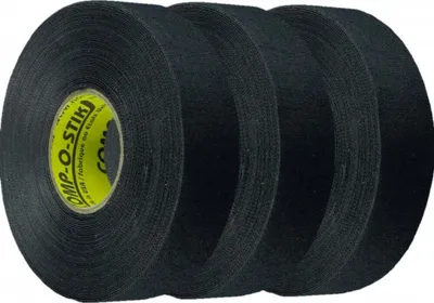 Produktbild von shop-halona 3x North American Tape, Eishockey, Hockey Schlägertape 24mm x 25m schwarz