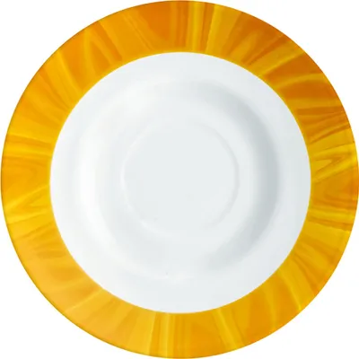 Image de BORMIOLI ROCCO Careware Soucoupe à café, jaune, ø : 145 mm