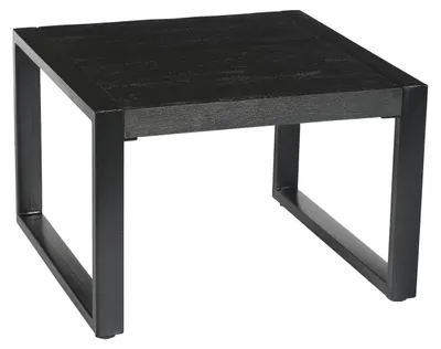 Produktbild von Beistelltisch Norris aus Mangoholz 60cm - Schwarz