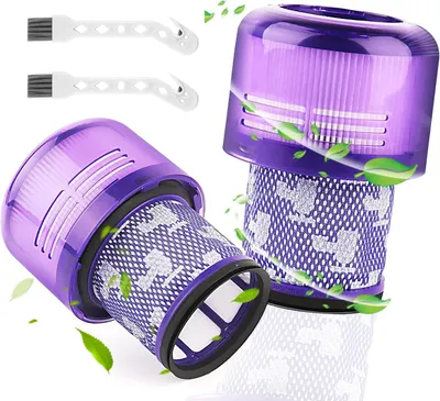 Produktbild von V11 Filter für Dyson, 2 Stück Filter für Dyson V15 V11 Absolute,Vakuumfilter Ersatz für Dyson V11 V15 SV14,Torque Drive Akku Staubsauger,mit 2 Bürsten