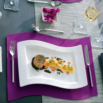 Obrázok produktu pre Villeroy & Boch Advantage sada 6 dezertných/štartovacích lyžičiek NewWave z nehrdzavejúcej ocele strieborná/platinová 1263380070